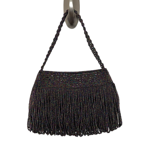 Inge Christopher Beaded Evening Bag Purse - Picture 1 of 3